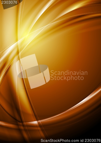Image of Abstract vector wavy background