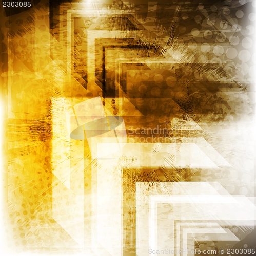 Image of Grunge vector background with arrows