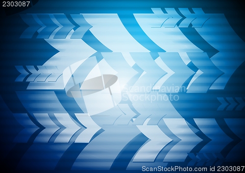 Image of Bright tech modern background