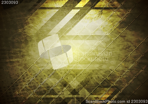 Image of Dark grunge tech background