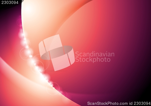 Image of Shiny vector waves backdrop