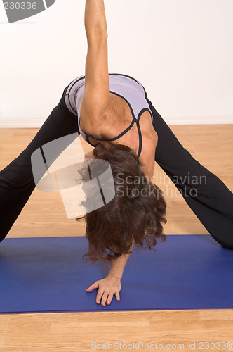 Image of woman doing yoga