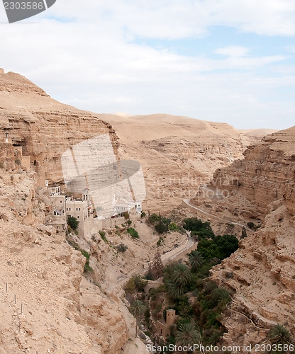 Image of Saint George monastery in judean desert