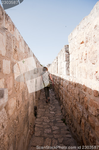 Image of Old walls walk in Jerusalem