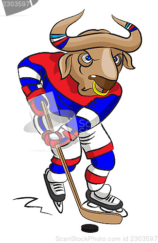 Image of Buffalo - the hockey player