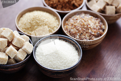 Image of various sugar