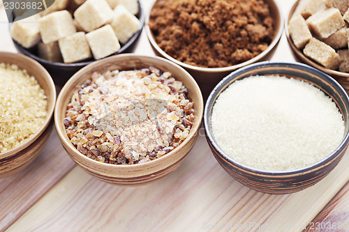 Image of various sugar