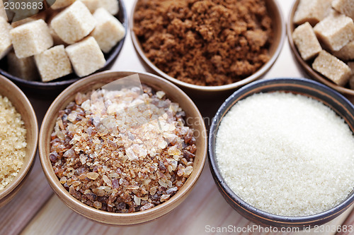 Image of various sugar