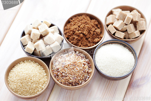 Image of various sugar