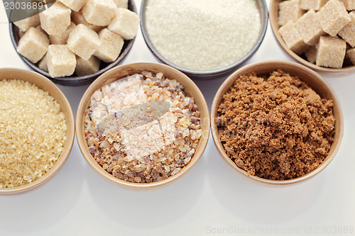 Image of various sugar