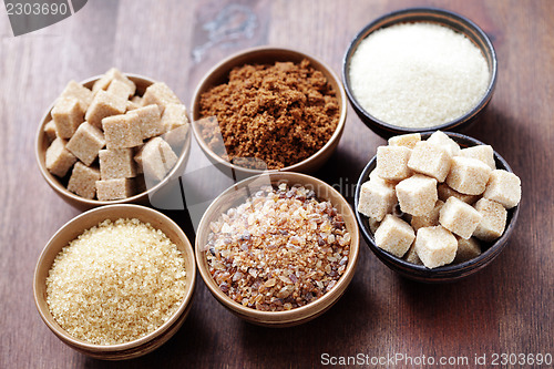 Image of various sugar