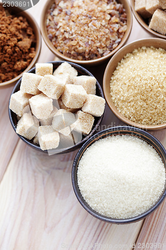 Image of various sugar