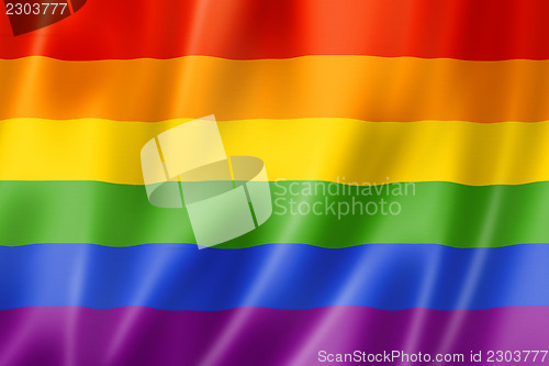 Image of Rainbow gay pride flag