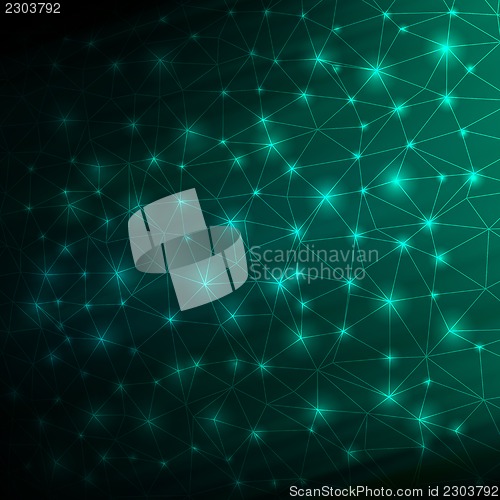 Image of Abstract blue Lines Background. EPS 10