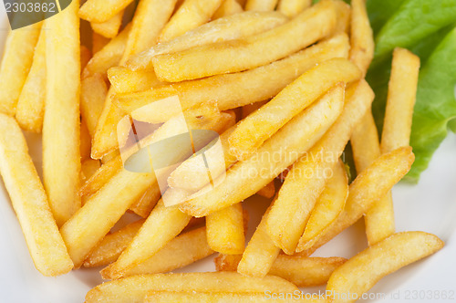 Image of Golden potatoes fries