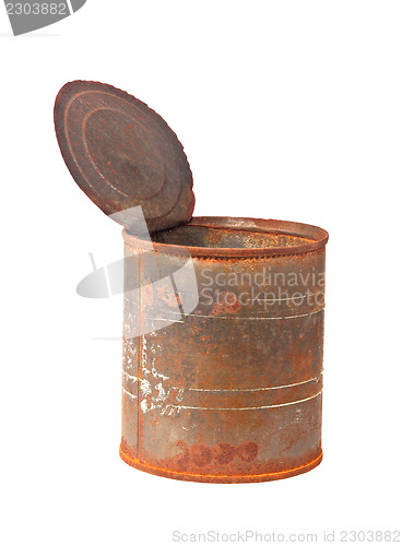 Image of Rusty tin can