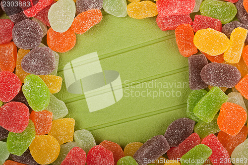 Image of Gummy candy frame