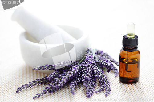 Image of lavender and mortar and pestle