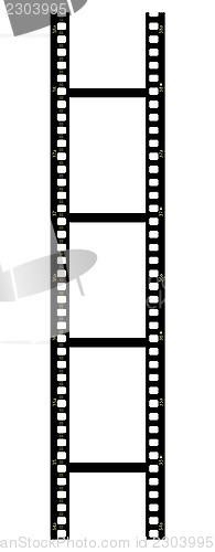 Image of Filmstrip on white background