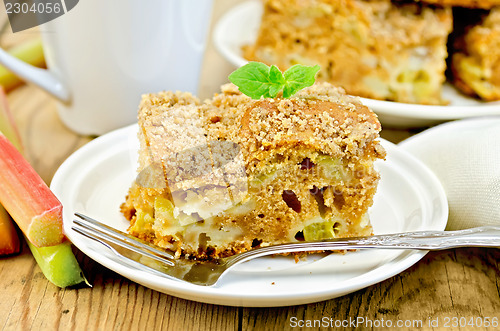 Image of Pie rhubarb on the board