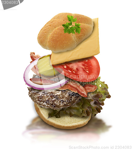 Image of Ingredients Of Hamburger 