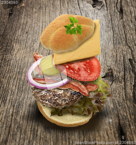 Image of Ingredients Of Hamburger
