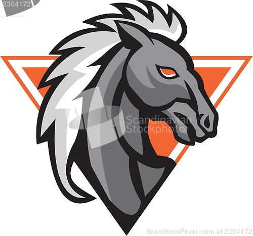 Image of Horse Head Side Retro