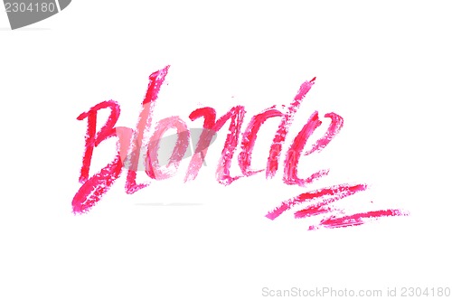 Image of blonde
