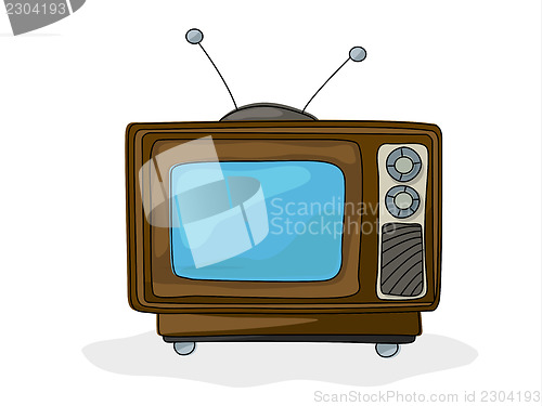 Image of Retro style tv