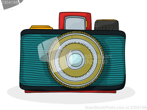 Image of Retro cartoon camera