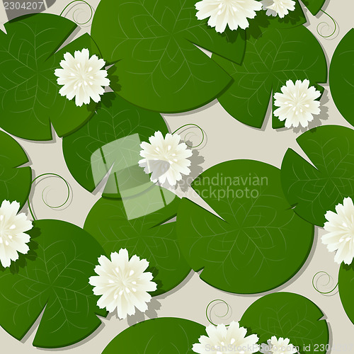 Image of Water lilies design