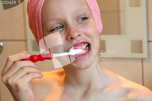 Image of In the bathroom