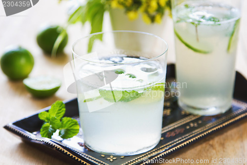 Image of Lime with soda juice