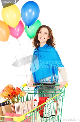 Image of holiday shopper