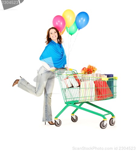 Image of holiday shopper