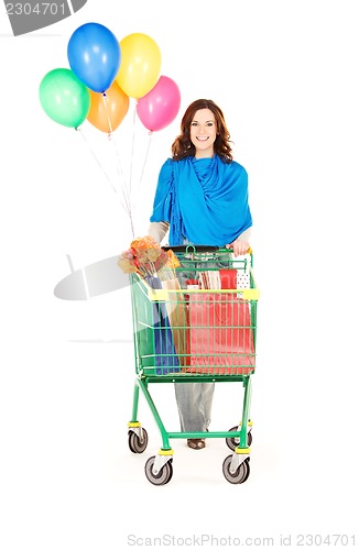 Image of holiday shopper