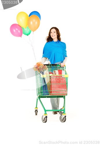 Image of holiday shopper