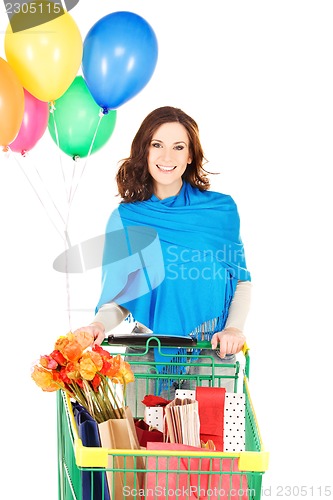 Image of holiday shopper