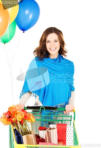 Image of holiday shopper