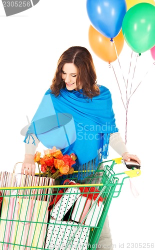 Image of holiday shopper