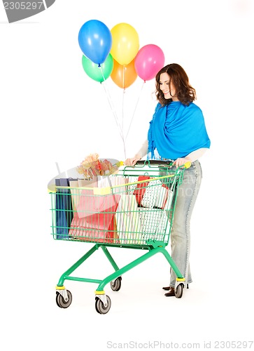 Image of holiday shopper