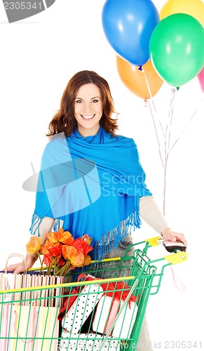 Image of holiday shopper