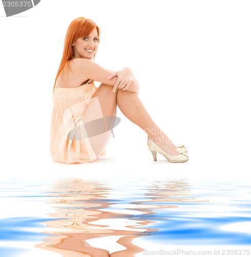 Image of tall redhead