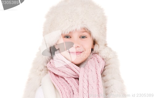 Image of girl in winter hat