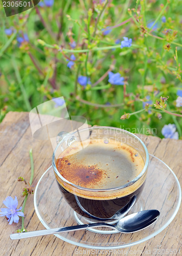 Image of cup of chicory hot drink