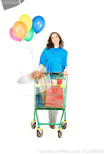 Image of holiday shopper