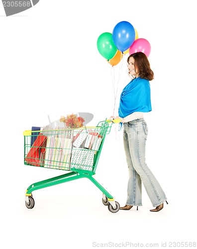 Image of holiday shopper