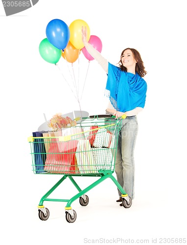 Image of holiday shopper