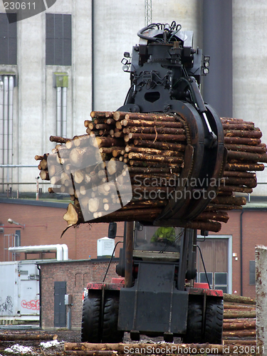 Image of Truck Loading Timber