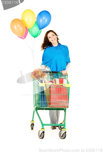 Image of holiday shopper